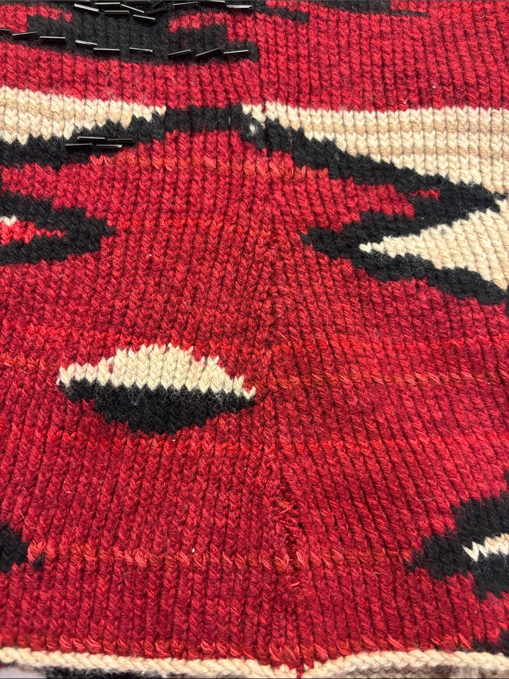Ralph Lauren Archival 2011 Beacon Blanket Hand Knit Beaded Halter Top Silk Scarf - Picture 12 of 15
